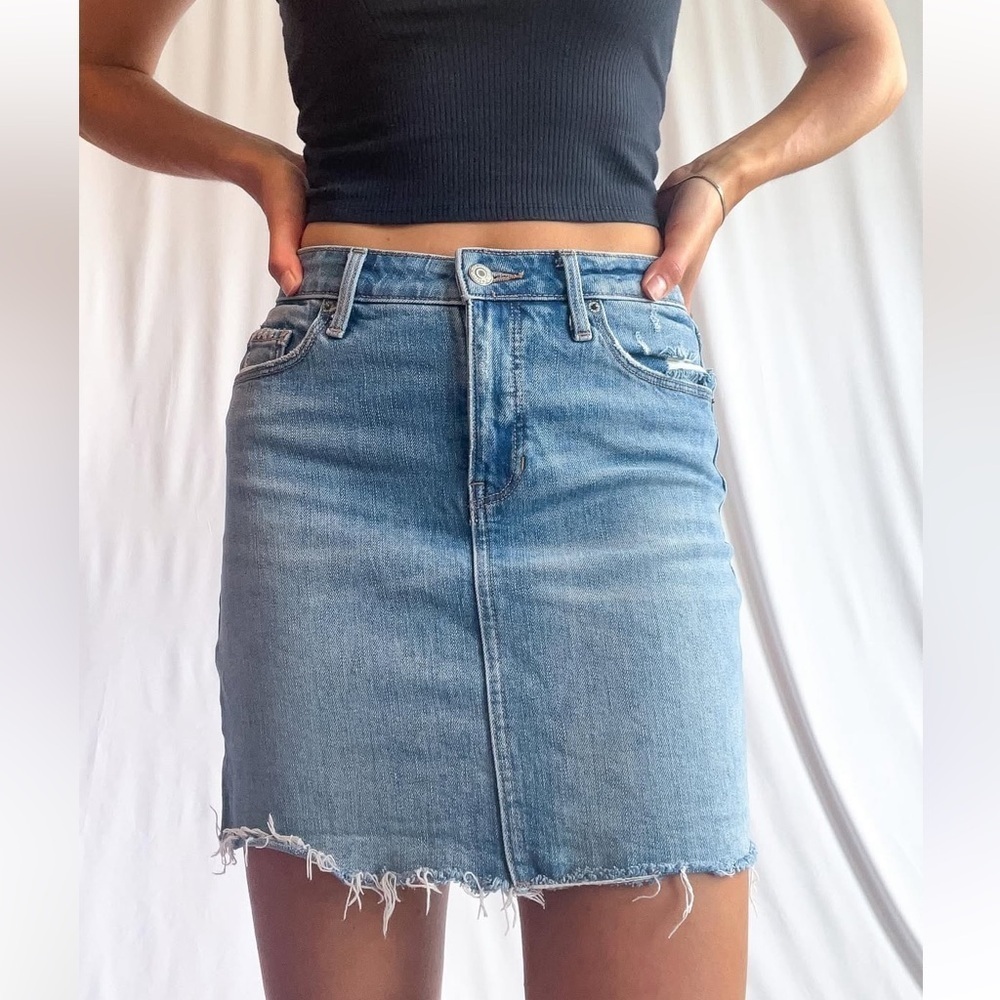 old navy denim skirt